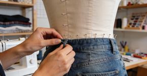 A técnica da pence mágica que ajusta a cintura da calça e deixa o caimento impecável no seu corpo