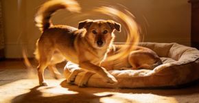 O motivo por trás do hábito do cachorro girando antes de deitar vai te surpreender
