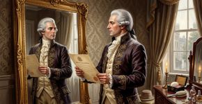 Em 1795, usar cabelo ou peruca com pó na Inglaterra passou a exigir uma licença anual do governo