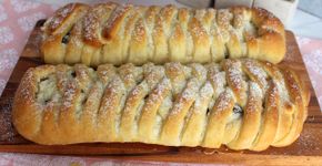 Pão doce de ricota e passas: macio, recheado e irresistível