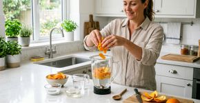 Liquidificar a casca de laranja e bicarbonato: Uma mistura poderosa que tem uma enorme função para a cozinha e a limpeza