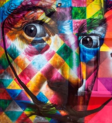 Salvador Dalí (por Eduardo Kobra)