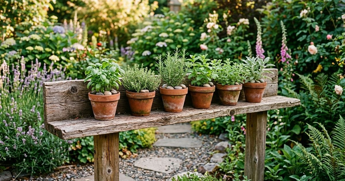Se você tem uma tábua velha, ela pode ganhar uma função diferente no jardim