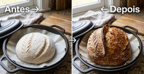 O pão precisa de umidade no começo e de forno seco no final: vapor nos primeiros minutos permite que a massa cresça antes de a crosta endurecer, enquanto retirar essa umidade depois ajuda a deixá-la crocante