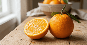 A fruta que tem cor de mel, solta a casca sem esforço nenhum e não deixa aquele cheiro forte que gruda na mão