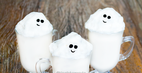 Para brindar o Halloween: piña colada fantasmagórica (com ou sem álcool)