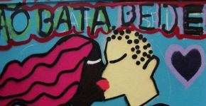 Grafite ajuda a discutir violência doméstica