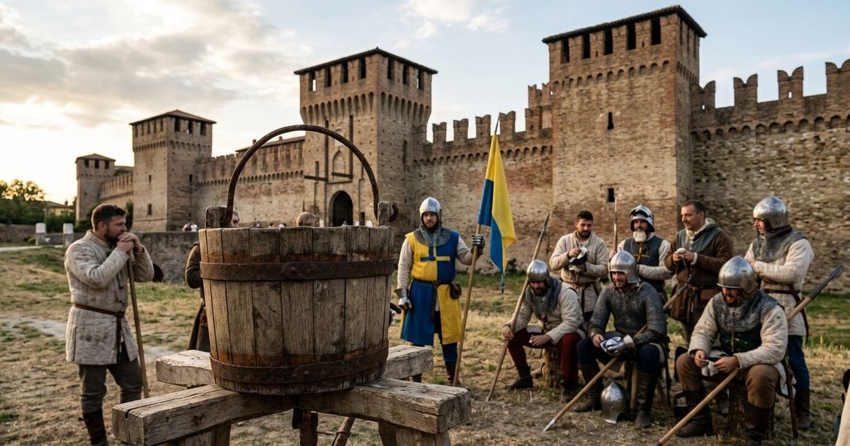 O curioso motivo que levou duas cidades italianas a uma guerra histórica por causa de um balde de madeira