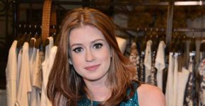 Marina Ruy Barbosa exibe o look da próxima novela
