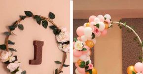 Veja como aproveitar bambolês para fazer decoração