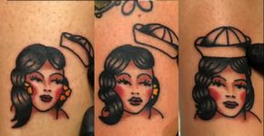 Artista cria vídeo de stop motion com tatuagem
