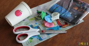 Transformando um copo descartável em um brinquedo