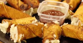Canolli salgado: perfeito para servir como petisco