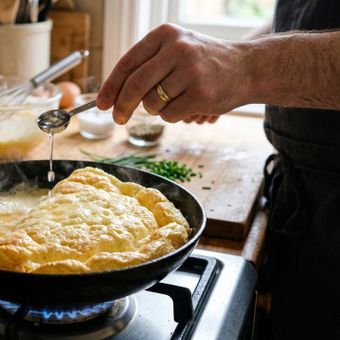 Featured mobile: Para fazer omelete, não coloque leite, mas sim uma colher de água