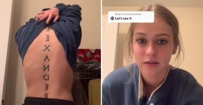 Jovem faz tatuagem enorme para namorado e relacionamento acaba dias depois