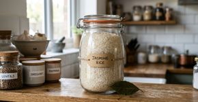 Guardar arroz cru dentro de um pote de vidro: onde colocar e qual o significado