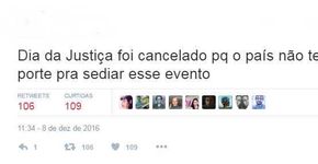 Dia da Justiça é “comemorado” hoje e rende memes na internet