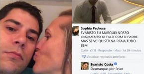Casado, Evaristo Costa responde cantadas de fãs na web