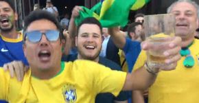 Torcedores brasileiros assediam jornalista russa na Copa do Mundo