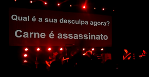 Morrissey exibe imagens de matadouros e fã desmaia durante apresentação em São Paulo