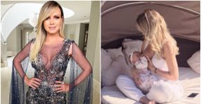 Eliana dá recado de incentivo à amamentação no Troféu Imprensa