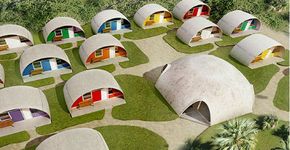 Projeto cria casas sustentáveis de baixo custo em formato de cúpula