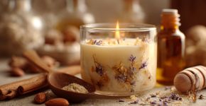 Como fazer uma vela aromática em casa com materiais simples