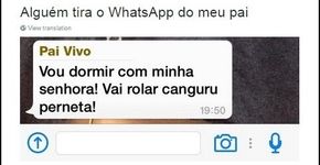 15 conversas inusitadas entre pais e filhos no Whatsapp