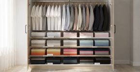 O truque simples que faz seu guarda-roupa parecer sempre organizado