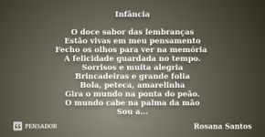 Memórias da infância: Dança e poesia para crianças