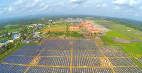 Aeroporto na Índia troca carvão por energia solar