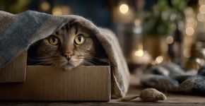 Por que gatos amam caixas? A resposta vai te surpreender