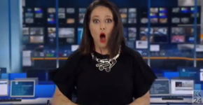 Âncora de telejornal se assusta ao perceber que está ao vivo