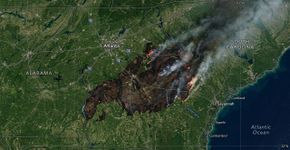 Um satélite da Nasa observa os Eua e localiza uma ‘marca’ colossal de 20.000 hectares que comprova como em meros 10 dias a Terra pode desmoronar