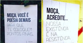 Projeto empodera mulheres com lambes pelas ruas de SP