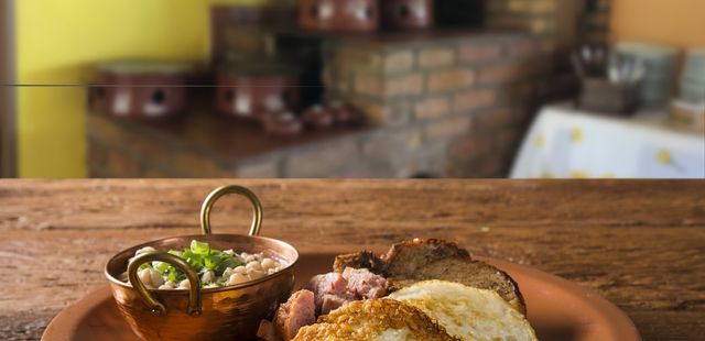 A versão vegetariana do virado à paulista, um dos pratos mais populares de São Paulo