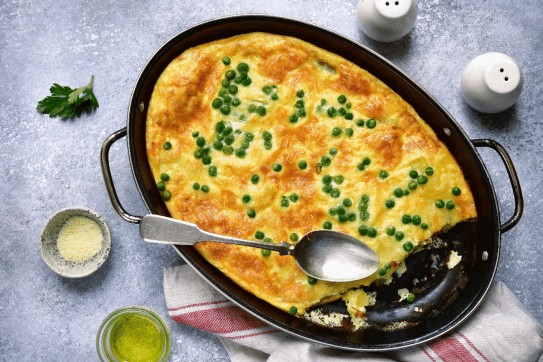 Omelete de forno (Imagem: Liliya Kandrashevich | Shutterstock)