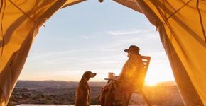 Fotógrafo leva seu cão resgatado para uma aventura pelos EUA