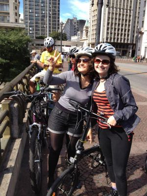 Em seu segundo emprego, teve a segunda grande mudança na sua vida, quando começou a andar de bicicleta.