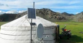 Nômades da Mongólia terão painéis solares em suas tendas