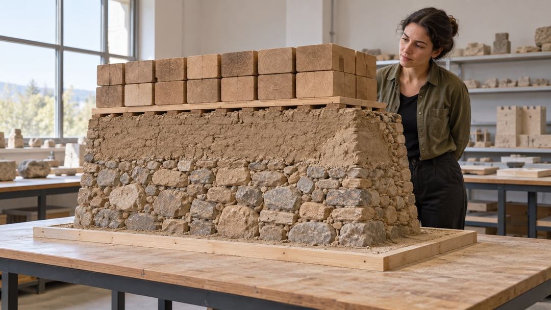 A modelagem estrutural indica capacidade para muitos andares, mas não prova que todos tenham sido construídos – Imagem ilustrativa criada por inteligência artificial