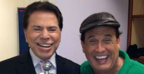 Sérgio Mallandro publica foto antiga com Silvio Santos; compare