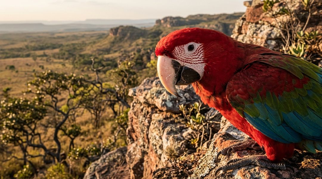 A reserva ecológica abriga nascentes essenciais para o Pantanal e protege diversas espécies da fauna e flora nativas.