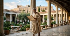 Aristóteles, filósofo grego: “Aproximamo-nos de uma vida plena quando entendemos que a felicidade é construída por hábitos e ações virtuosas.”