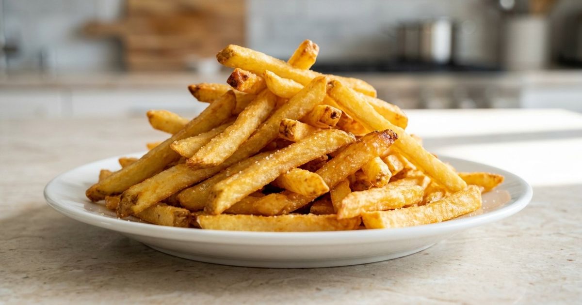 Batata para fritar não deve ser armazenada exatamente como qualquer outra batata: temperaturas muito baixas podem aumentar a formação de açúcares e favorecer o escurecimento durante a fritura
