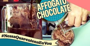 AFFOGATO DE CHOCOLATE | A sobremesa mais fácil do dia