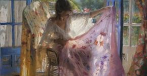 A beleza das mulheres na pintura de Vicente Romero Redondo