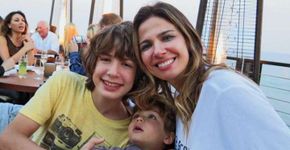 Luciana Gimenez dá bronca no filho e recebe apoio de outras mães