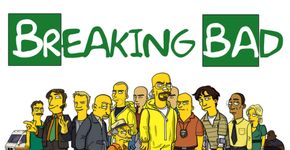 Personagens do seriado Breaking Bad na versão Os Simpsons