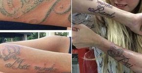 Desenvolvido creme para remover tatuagem